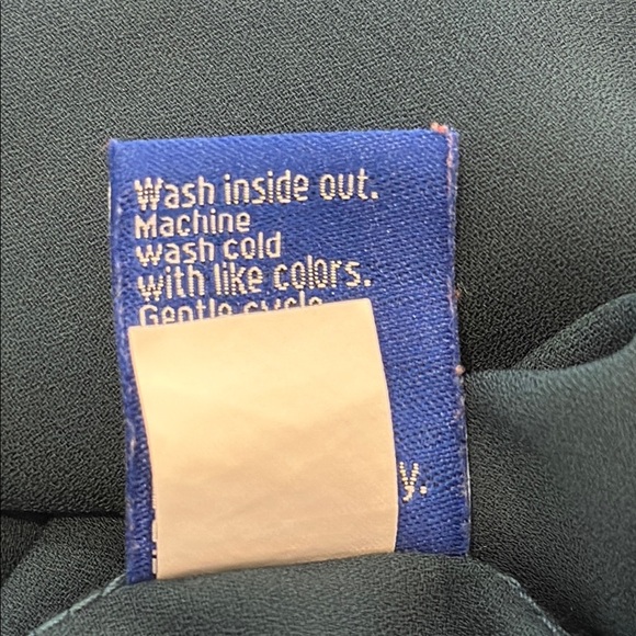 Apt 9 Small Green Blue Teal Sleeveless Print Sheer Under Layer Top - Picture 10 of 10